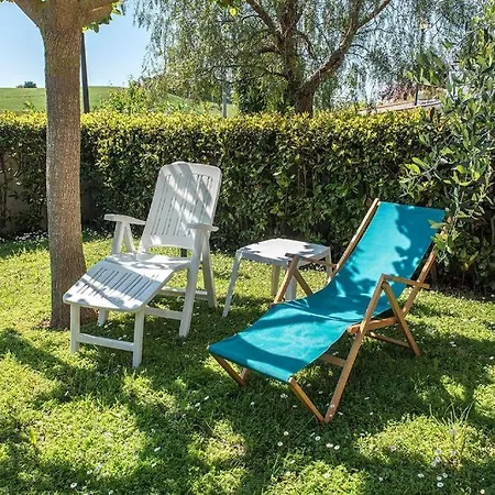 Appartamento M355 - Marcelli, Bilocale Con Giardino E Parcheggio *